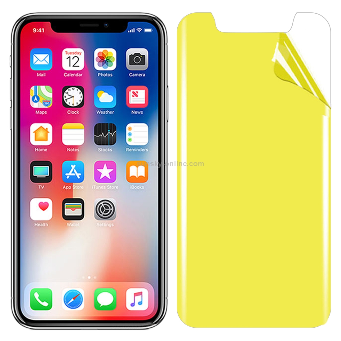 For iPhone X / XS Soft TPU Full Coverage Front Screen Protector For iPhone X / XS Soft TPU Full Coverage Front Screen Protector
