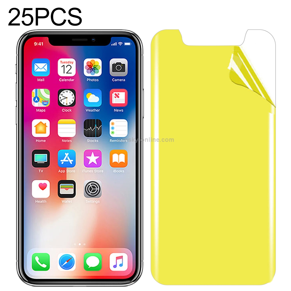 25 PCS For iPhone X / XS Soft TPU Full Coverage Front Screen Protector 25 PCS For iPhone X / XS Soft TPU Full Coverage Front Screen Protector