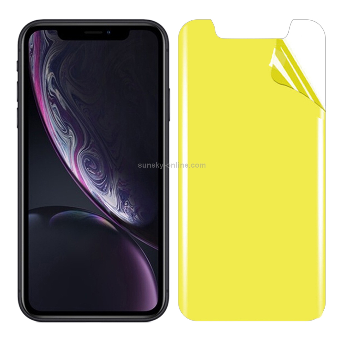 For iPhone XR Soft TPU Full Coverage Front Screen Protector For iPhone XR Soft TPU Full Coverage Front Screen Protector