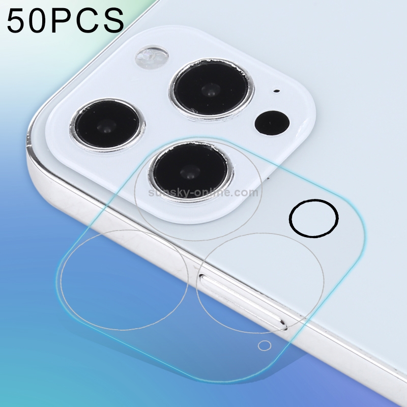 For iPhone 13 Pro Max 50pcs HD Rear Camera Lens Protector Tempered Glass Film For iPhone 13 Pro Max 50pcs HD Rear Camera Lens Protector Tempered Glass Film