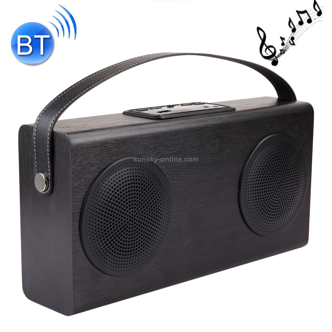 A006 Portable Wood Bluetooth V2.1 Stereo Speaker with Mic, Support Hands-free & AUX Line In & FM & USB Power Bank & LED Display (Black) A006 Portable Wood Bluetooth V2.1 Stereo Speaker with Mic, Support Hands-free & AUX Line In & FM & USB Power Bank & LED Display (Black)