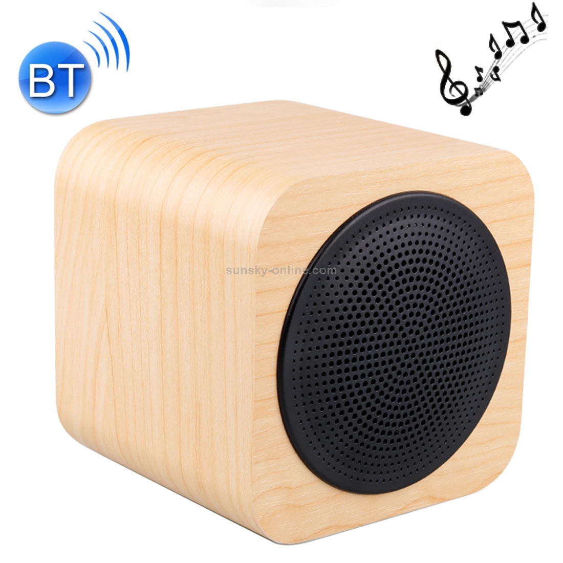 A008 Portable Wood Cubic Bluetooth V4.1 Stereo Speaker with Mic, Support Hands-free & AUX Line In (Yellow) A008 Portable Wood Cubic Bluetooth V4.1 Stereo Speaker with Mic, Support Hands-free & AUX Line In (Yellow)