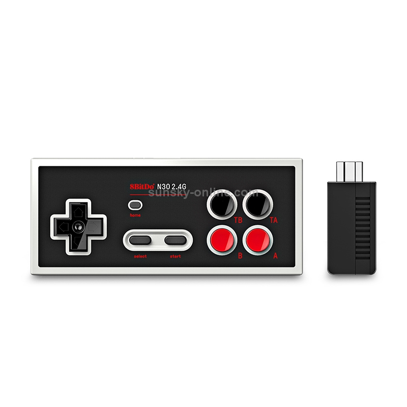 8Bitdo N30 2.4G Retro Wireless Controller Gamepad with Bluetooth Receiver 8Bitdo N30 2.4G Retro Wireless Controller Gamepad with Bluetooth Receiver
