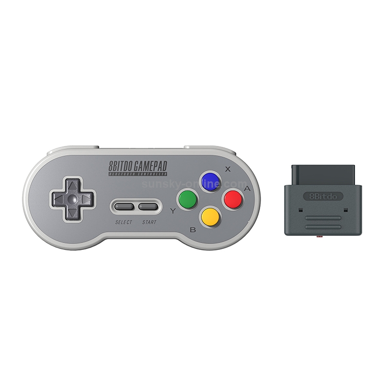 8Bitdo SN30 2.4G Wireless Gamepad Retro Controller with 2.4G NES Receiver USB-C Wireless Game Pad for SNES Classic Edition(Grey) 8Bitdo SN30 2.4G Wireless Gamepad Retro Controller with 2.4G NES Receiver USB-C Wireless Game Pad for SNES Classic Edition(Grey)