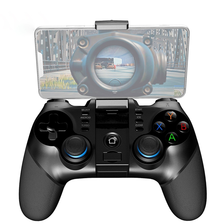 ipega PG-9156 2.4GHz + Bluetooth 4.0 Mobile Phone Gaming Gamepad with Stretchable Mobile Phone Holder & Turbo Button, Compatible with IOS and Android Systems (Black) ipega PG-9156 2.4GHz + Bluetooth 4.0 Mobile Phone Gaming Gamepad with Stretchable Mobile Phone Holder & Turbo Button, Compatible with IOS and Android Systems (Black)
