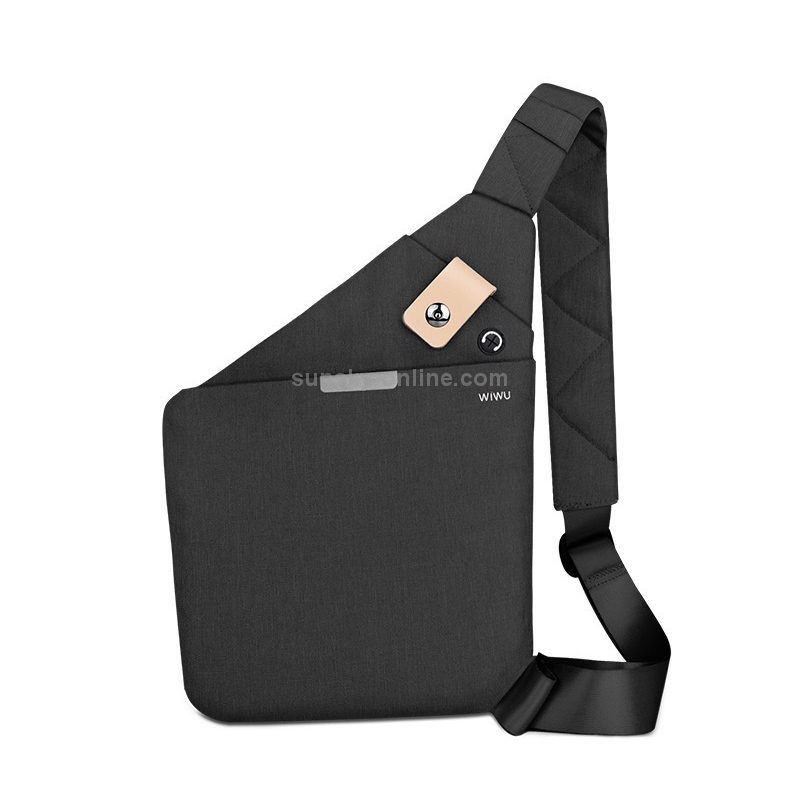 WIWU Portable Waterproof Multi-functional Digital Accessories Cross Body Bag Storage Bag(Black) WIWU Portable Waterproof Multi-functional Digital Accessories Cross Body Bag Storage Bag(Black)