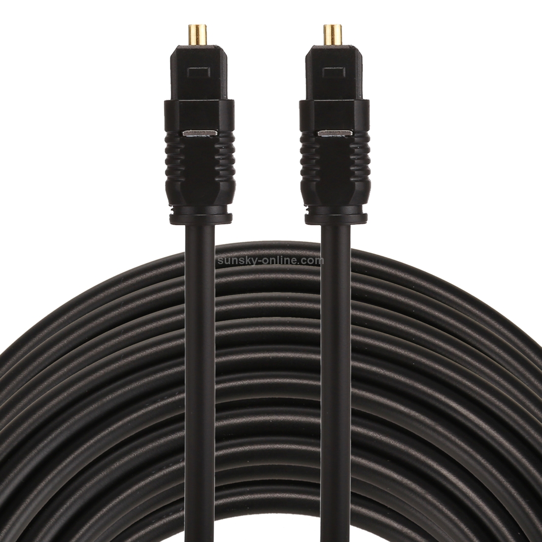 EMK 20m OD4.0mm Toslink Male to Male Digital Optical Audio Cable