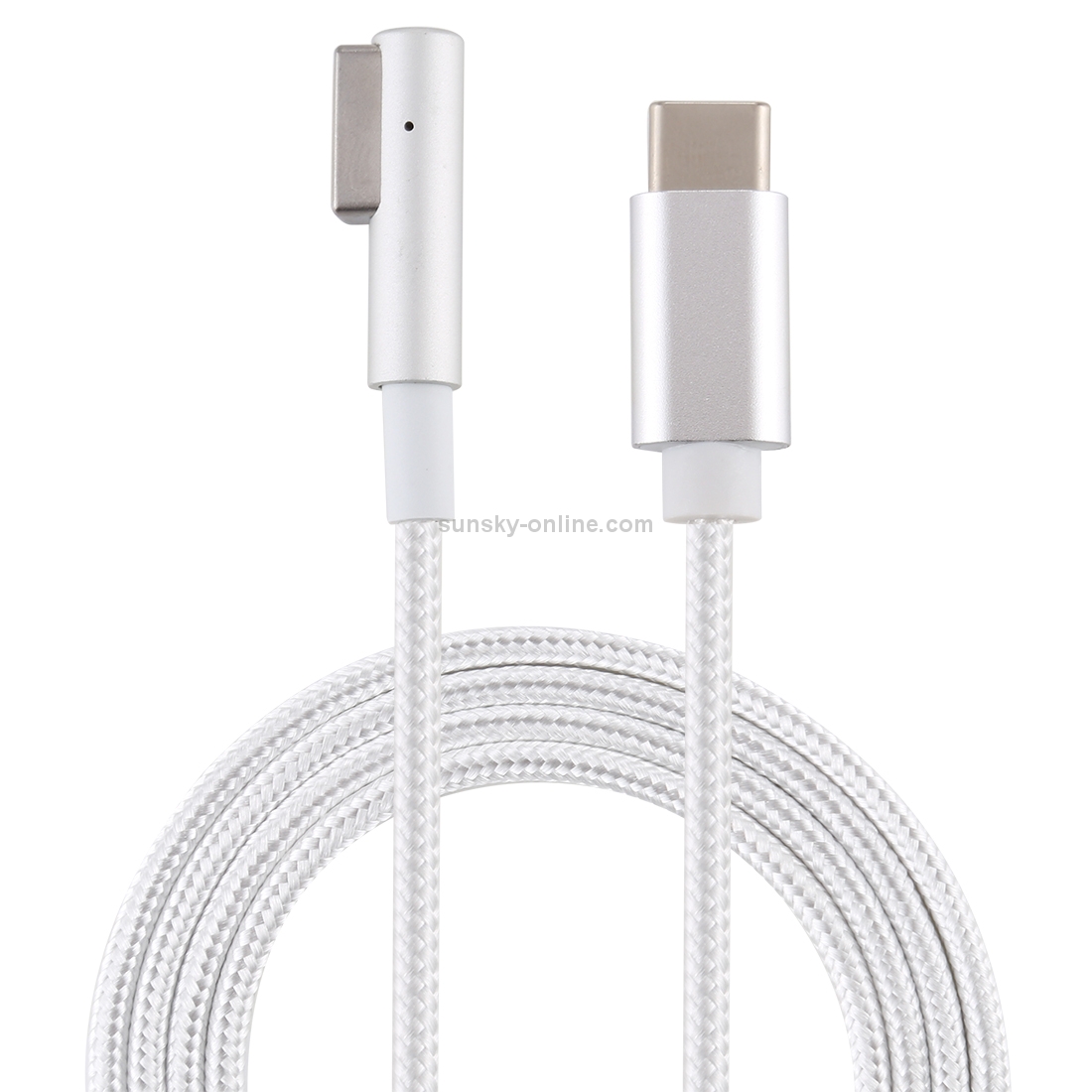 45W / 60W / 65W / 85W 5 Pin MagSafe 1 (L-Shaped) to USB-C / Type-C PD Charging Cable(White) 45W / 60W / 65W / 85W 5 Pin MagSafe 1 (L-Shaped) to USB-C / Type-C PD Charging Cable(White)