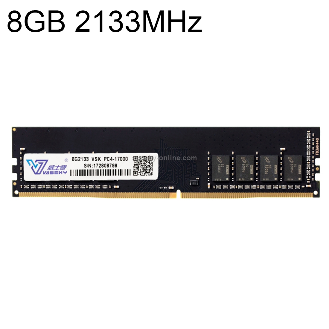 Vaseky 8GB 2133MHz PC4-17000 DDR4 PC Memory RAM Module for Desktop