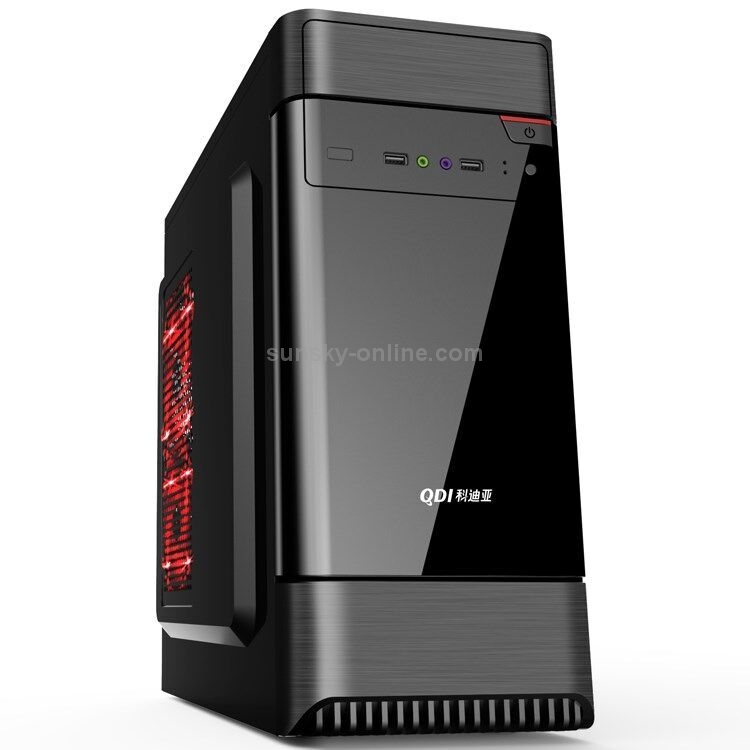 Xintianyi USB 2.0 Main Chassis 398x195x461mm M-ATX / ATX / Mini-ITX PC Desktop Computer Case (Black)