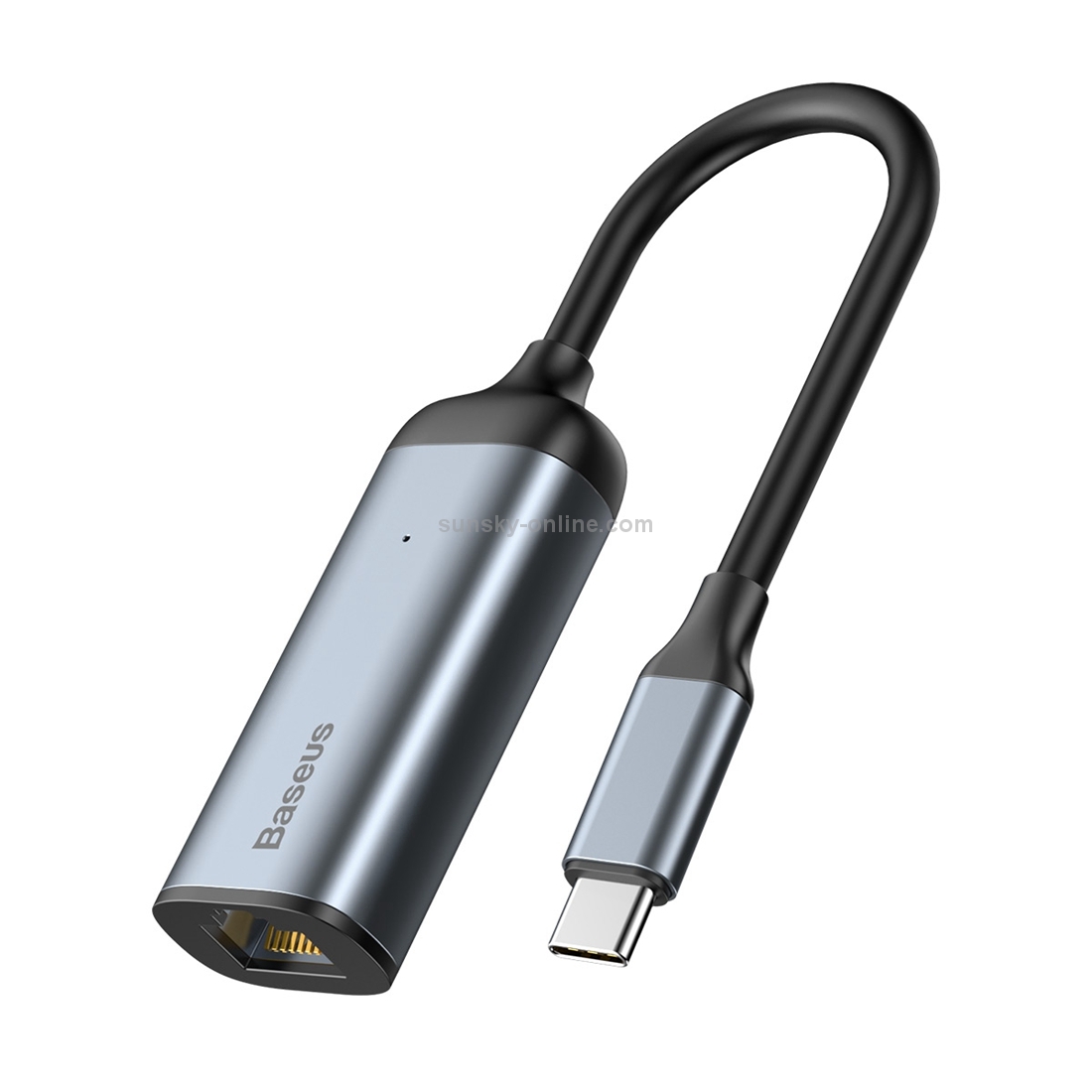 Baseus CAHUB-H0G Enjoy Series USB-C / Type-C to RJ45 Interface HUB Adapter (Dark Gray) Baseus CAHUB-H0G Enjoy Series USB-C / Type-C to RJ45 Interface HUB Adapter (Dark Gray)
