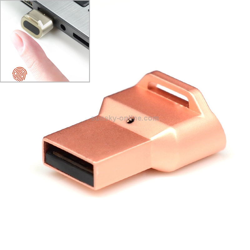 Mini USB Fingerprint Identification Logger Computer Software Protector, Support Windows10 & Windows Hllo (Rose Gold) Mini USB Fingerprint Identification Logger Computer Software Protector, Support Windows10 & Windows Hllo (Rose Gold)