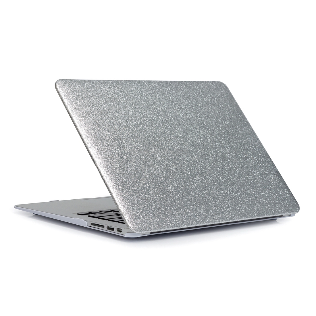Glittery Powder PU Leather Paste Case for MacBook Air 13.3 inch(Silver) Glittery Powder PU Leather Paste Case for MacBook Air 13.3 inch(Silver)