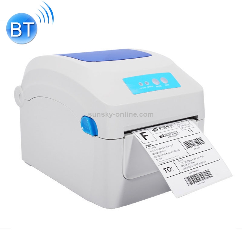 GPRINTER GP1324D Bluetooth USB Port Thermal Automatic Calibration Barcode Printer, Max Supported Thermal Paper Size: 104 x 2286mm