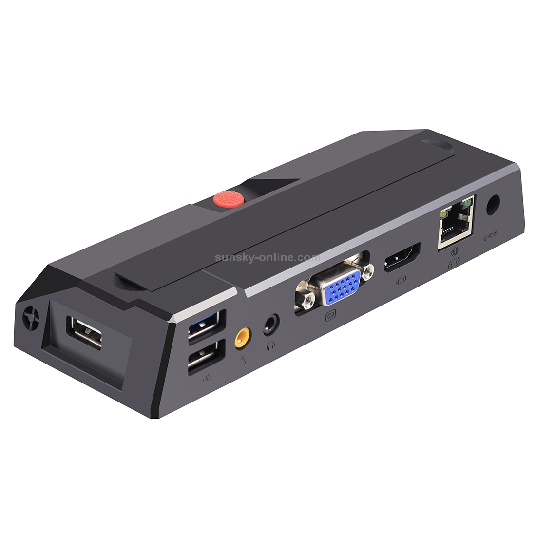 Zero Client R1 Mini PC, CORTEX QUAD A9 Quad Core up to 1.6GHz, RAM: 1GB, ROM: 8GB, Support HDMI, VGA, RJ45, SPK