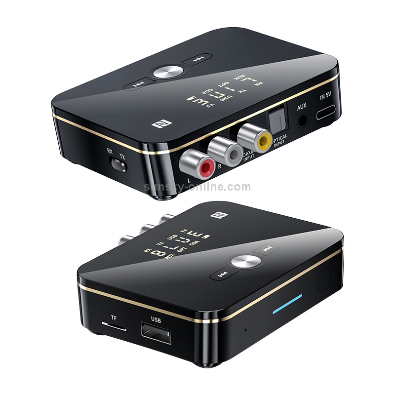 M8 NFC 2 in 1 NFC Optical Coaxial Bluetooth 5.0 Audio Transmitter Receiver with Digital Display M8 NFC 2 in 1 NFC Optical Coaxial Bluetooth 5.0 Audio Transmitter Receiver with Digital Display