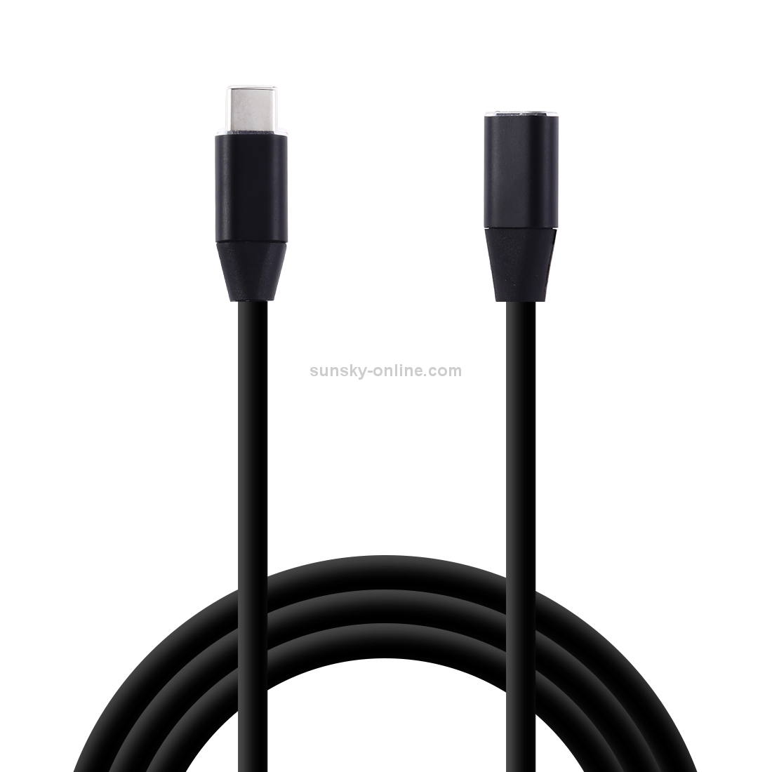 USB-C / Type-C Male to USB-C Female Aluminum Alloy Extender Extension Cable, Length: 1m(Black) USB-C / Type-C Male to USB-C Female Aluminum Alloy Extender Extension Cable, Length: 1m(Black)