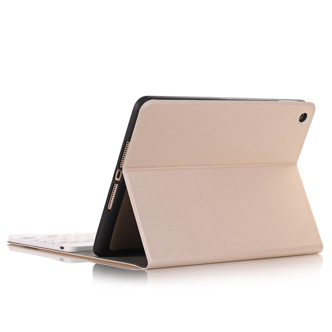 Bluetooth Keyboard + Frosted Texture Horizontal Flip Leather Tablet Case for iPad 9.7 (2018) & iPad 9.7 (2017) & iPad Air, with Holder(Gold) Bluetooth Keyboard + Frosted Texture Horizontal Flip Leather Tablet Case for iPad 9.7 (2018) & iPad 9.7 (2017) & iPad Air, with Holder(Gold)
