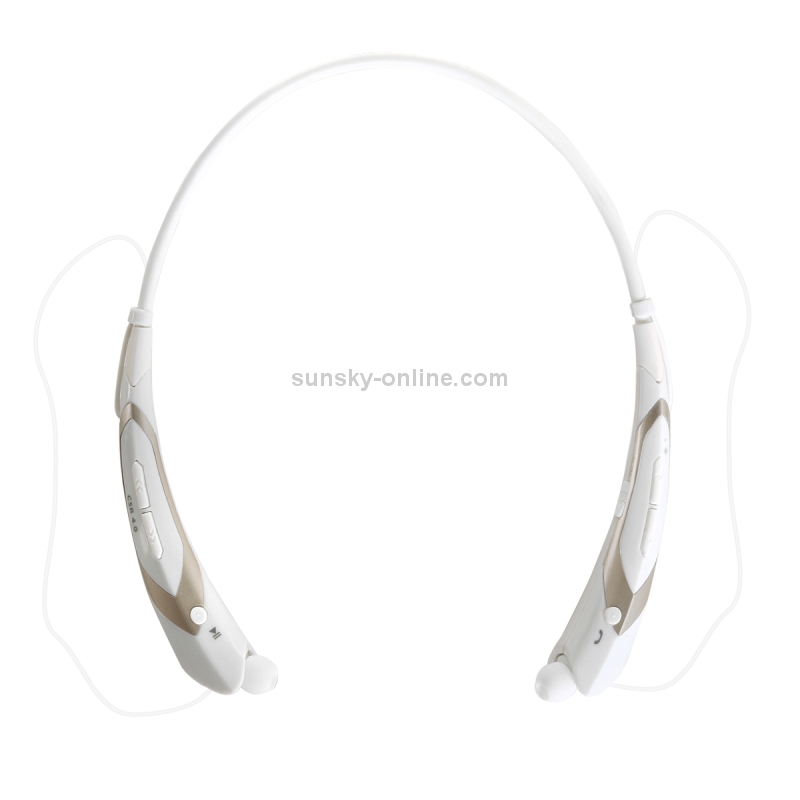 HBS-760 Neckband Earsets  Bluetooth V4.0 HandFree Sports Stereo Headset(Gold)