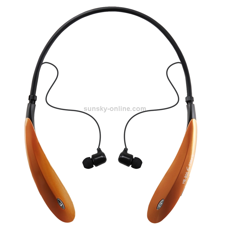 HBS-800S Neckband Earsets  Bluetooth V4.0 HandFree Sports Stereo Headset(Orange)