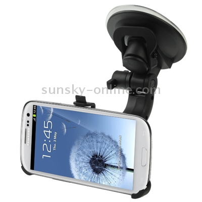Suction Cup Car Holder for Galaxy S III / i9300, Support 360 Degree Rotation(Black) Suction Cup Car Holder for Galaxy S III / i9300, Support 360 Degree Rotation(Black)