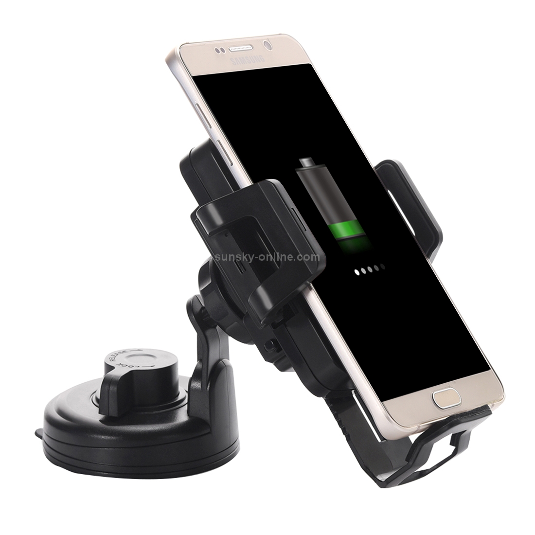 Itian C1+ 360 Degree Rotatable Universal Car Cup & Air Vent Mount Holder Stand with Qi Standard Wireless Charger Itian C1+ 360 Degree Rotatable Universal Car Cup & Air Vent Mount Holder Stand with Qi Standard Wireless Charger