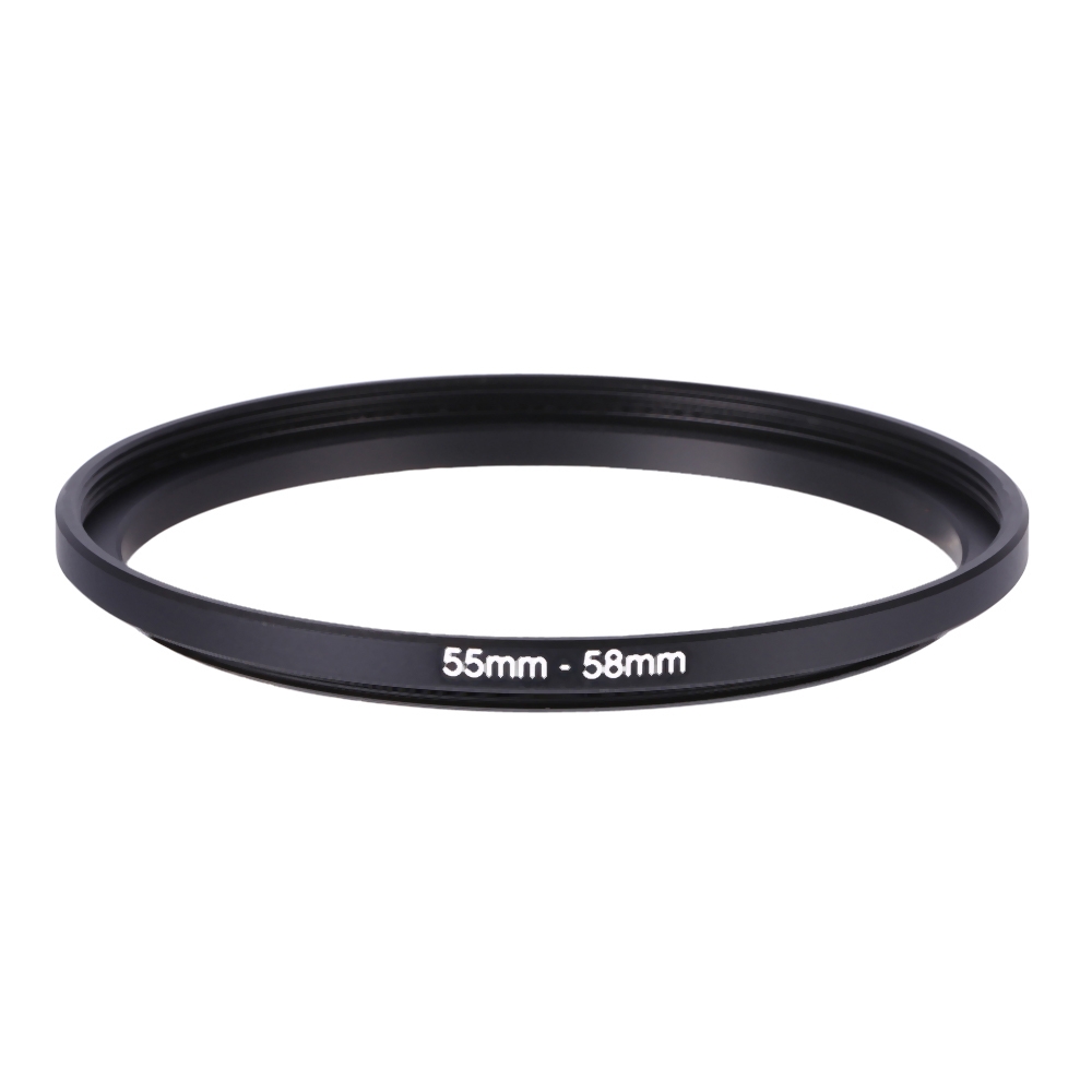 55mm-58mm Lens Stepping Ring(Black)