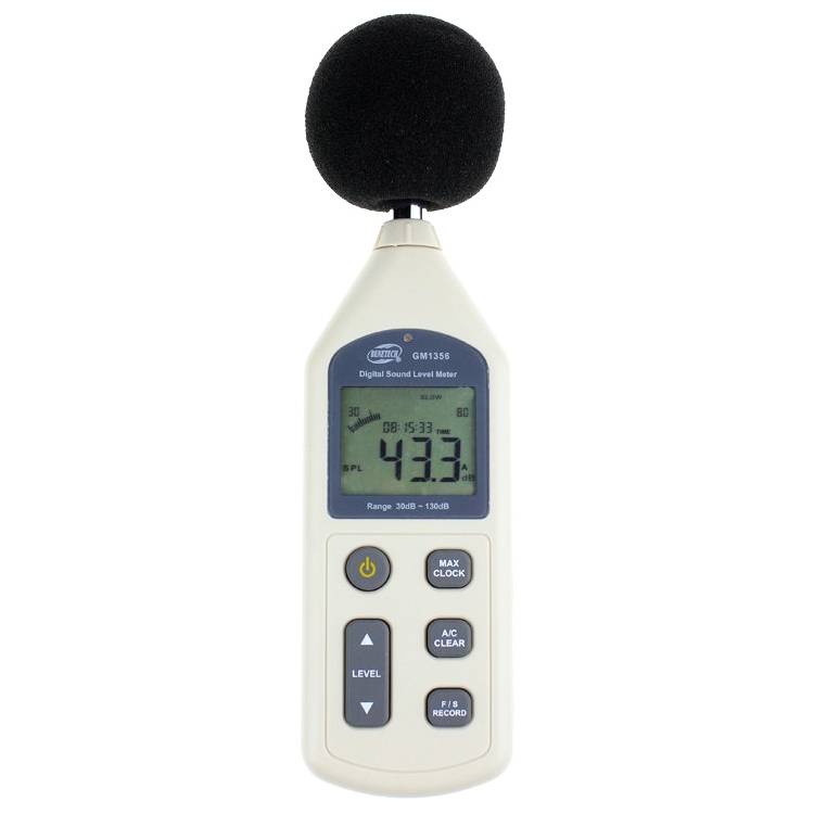 Digital Sound Level Meter with USB Port(Range: 30dB~130dB)(Beige)