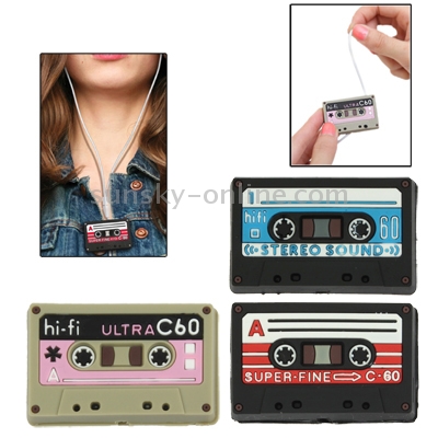Unique Mini Cassette Tape Shaped Headset Cables Organizer/Winder (Random Color Delivery)(Red) Unique Mini Cassette Tape Shaped Headset Cables Organizer/Winder (Random Color Delivery)(Red)