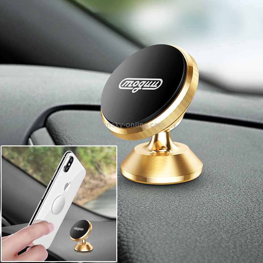 JOYROOM MOGUU MG-ZS002 360 Degrees Rotation Zinc Alloy + Silicone + Magnet Car Air Outlet Magnetic Holder JOYROOM MOGUU MG-ZS002 360 Degrees Rotation Zinc Alloy + Silicone + Magnet Car Air Outlet Magnetic Holder