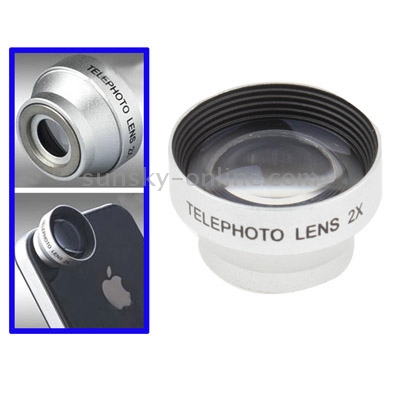 2X Telephoto Lens Detachable, Lens below Dia. 13mm 2X Telephoto Lens Detachable, Lens below Dia. 13mm