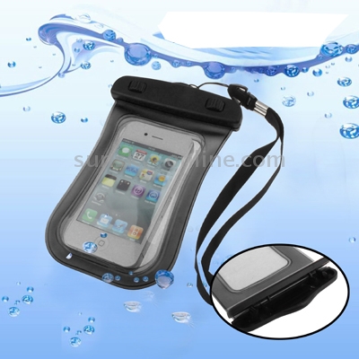 Waterproof Bag with Strap for Digital Camera, iPhone 4 & 4S / 3GS / 3G, iPod touch and Other Similar Size Mobile Phones (Size: 140x88mm)(Grey) Waterproof Bag with Strap for Digital Camera, iPhone 4 & 4S / 3GS / 3G, iPod touch and Other Similar Size Mobile Phones (Size: 140x88mm)(Grey)