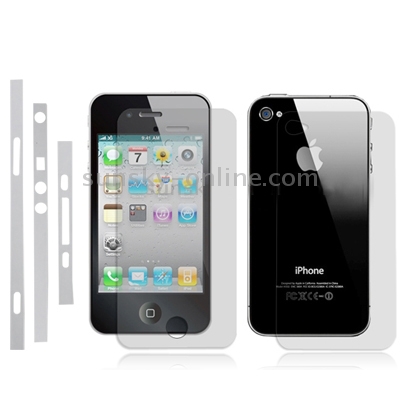 3 in 1 Border Membrane + Front Screen + Back Cover LCD Screen Protector for iPhone 4 3 in 1 Border Membrane + Front Screen + Back Cover LCD Screen Protector for iPhone 4