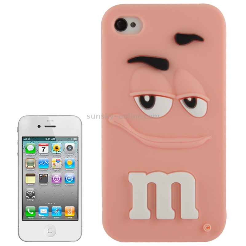 2 in 1 (Front Screen + Back Cover) 3D Film Screen Protector Guard for iPhone 4 & 4S(Pink)