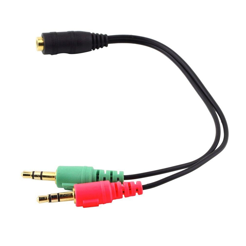 17cm 3.5mm Jack Microphone + Earphone Cable, Compatible with Phones, Tablets, Headphones, MP3 Player, Car/Home Stereo & More 17cm 3.5mm Jack Microphone + Earphone Cable, Compatible with Phones, Tablets, Headphones, MP3 Player, Car/Home Stereo & More