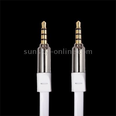 1.2m 3.5mm Jack Candy Color Noodle Style Earphone Cable
