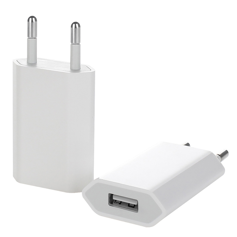 5V / 1A EU Socket USB Charger Adapter For iPhone, Galaxy, Huawei, Xiaomi, LG, HTC and Other Smart Phones, Rechargeable Devices(White) 5V / 1A EU Socket USB Charger Adapter For iPhone, Galaxy, Huawei, Xiaomi, LG, HTC and Other Smart Phones, Rechargeable Devices(White)