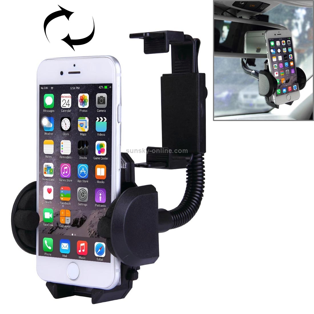 Young Player Universal 360 Degree Rotatable Car Rearview Mirror Holder Young Player Universal 360 Degree Rotatable Car Rearview Mirror Holder