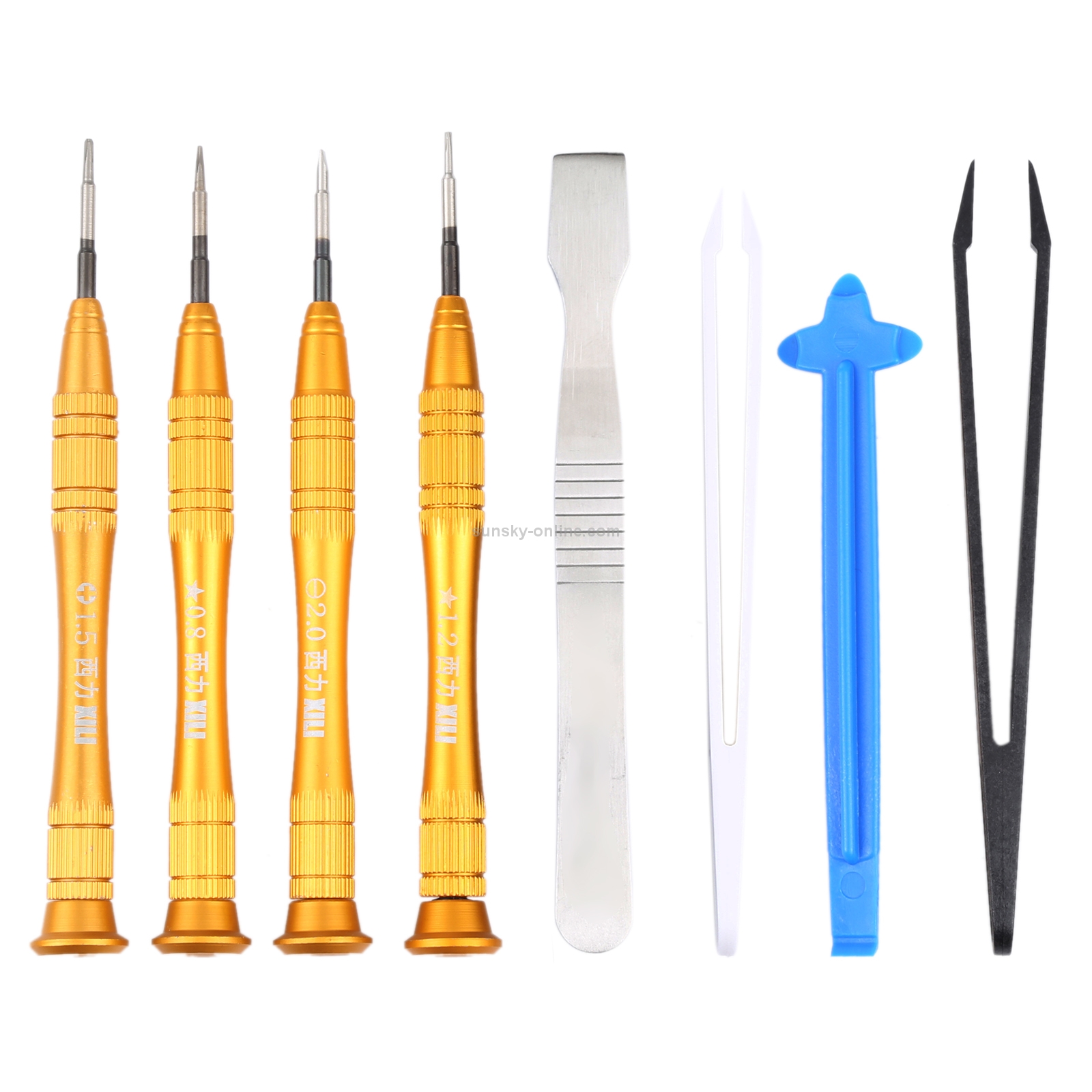 8 in 1 Professional Versatile Screwdrivers Set (Disassemble Rods + Forceps + Screwdriver) for Mobile Phone