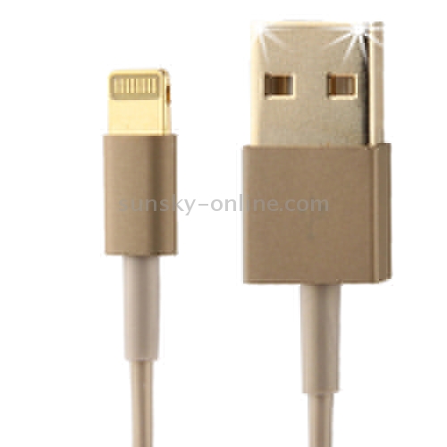 Gold Plating USB Sync Data / Charging Cable for iPhone 6 & 6 Plus, iPhone 5 & 5S & 5C, iPad Air, iPad mini, mini 2 Retina, Length: 1m Gold Plating USB Sync Data / Charging Cable for iPhone 6 & 6 Plus, iPhone 5 & 5S & 5C, iPad Air, iPad mini, mini 2 Retina, Length: 1m