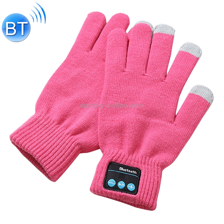 USB Charging Warm Bluetooth Hands-free Call Music Gloves Capacitive Three-finger Touchable Gloves(Pink) USB Charging Warm Bluetooth Hands-free Call Music Gloves Capacitive Three-finger Touchable Gloves(Pink)