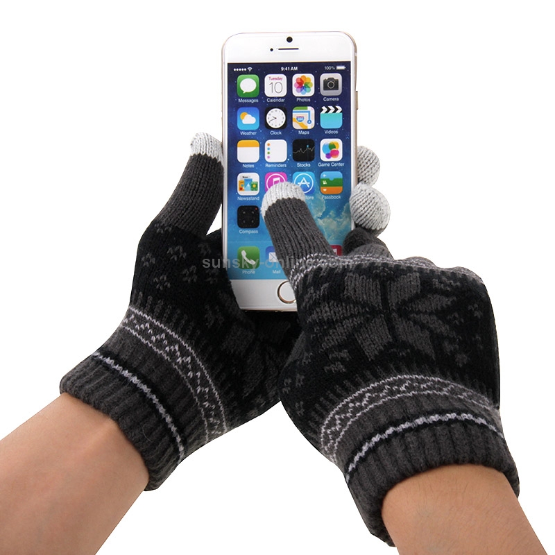 Mutifuctional Three Fingers Electricity Melted Screen Touch Screen Wool Warm Gloves Mutifuctional Three Fingers Electricity Melted Screen Touch Screen Wool Warm Gloves
