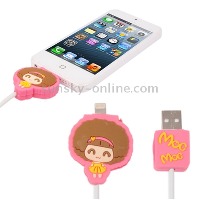 Baby Mocmoc Cartoon Style Data Cable for iPhone 6 & 6 Plus, iPhone 5 & 5S & 5C, iPad Air, iPad mini 1 / 2 / 3, iPod touch 5 / 6, iPad 4, Length: 1m(Pink) Baby Mocmoc Cartoon Style Data Cable for iPhone 6 & 6 Plus, iPhone 5 & 5S & 5C, iPad Air, iPad mini 1 / 2 / 3, iPod touch 5 / 6, iPad 4, Length: 1m(Pink)