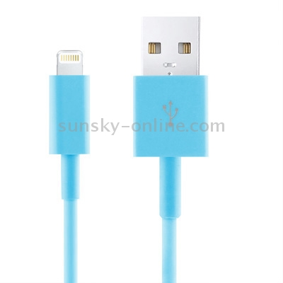 8 Pin Colorful USB Data Transfer / Charging Sync Cable for iPhone 8 / 8 Plus, iPhone 7 & 7 Plus, iPhone 6 & 6 Plus, iPhone 5 & 5S & 5C, iPad Air, iPad mini, mini 2 Retina, Length: 2m(Blue) 8 Pin Colorful USB Data Transfer / Charging Sync Cable for iPhone 8 / 8 Plus, iPhone 7 & 7 Plus, iPhone 6 & 6 Plus, iPhone 5 & 5S & 5C, iPad Air, iPad mini, mini 2 Retina, Length: 2m(Blue)