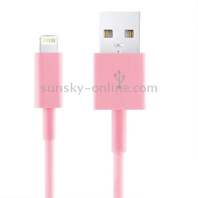 8 Pin Colorful USB Data Transfer / Charging Sync Cable for iPhone 8 / 8 Plus, iPhone 7 & 7 Plus, iPhone 6 & 6 Plus, iPhone 5 & 5S & 5C, iPad Air, Length: 3m(Pink) 8 Pin Colorful USB Data Transfer / Charging Sync Cable for iPhone 8 / 8 Plus, iPhone 7 & 7 Plus, iPhone 6 & 6 Plus, iPhone 5 & 5S & 5C, iPad Air, Length: 3m(Pink)