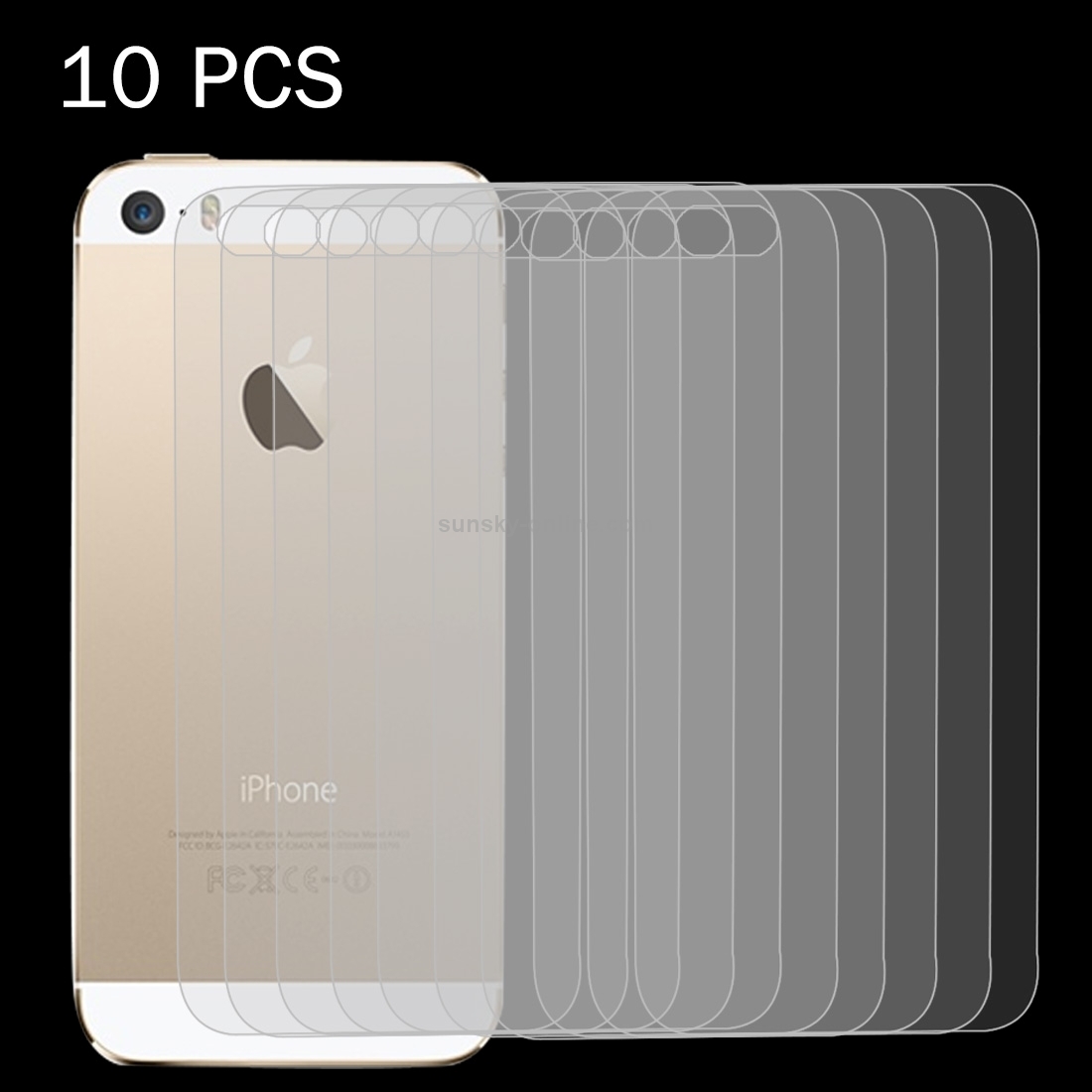 10 PCS for iPhone SE & 5 & 5S 0.26mm 9H Surface Hardness 2.5D Explosion-proof Back Tempered Glass Film 10 PCS for iPhone SE & 5 & 5S 0.26mm 9H Surface Hardness 2.5D Explosion-proof Back Tempered Glass Film