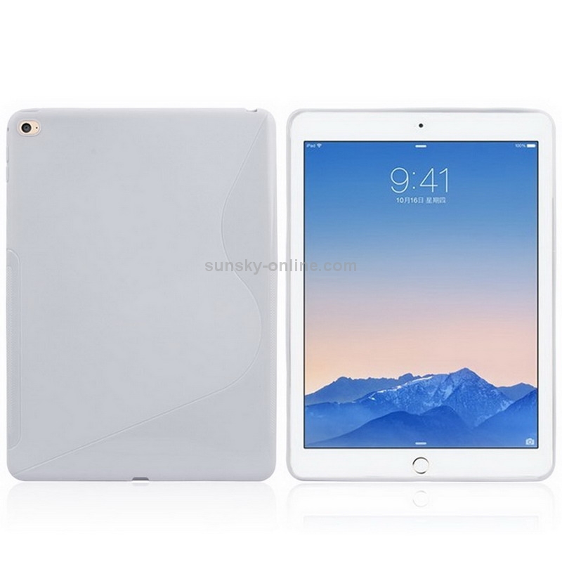 S Line Anti-slip Frosted TPU Protective Case for iPad Air 2(White) S Line Anti-slip Frosted TPU Protective Case for iPad Air 2(White)