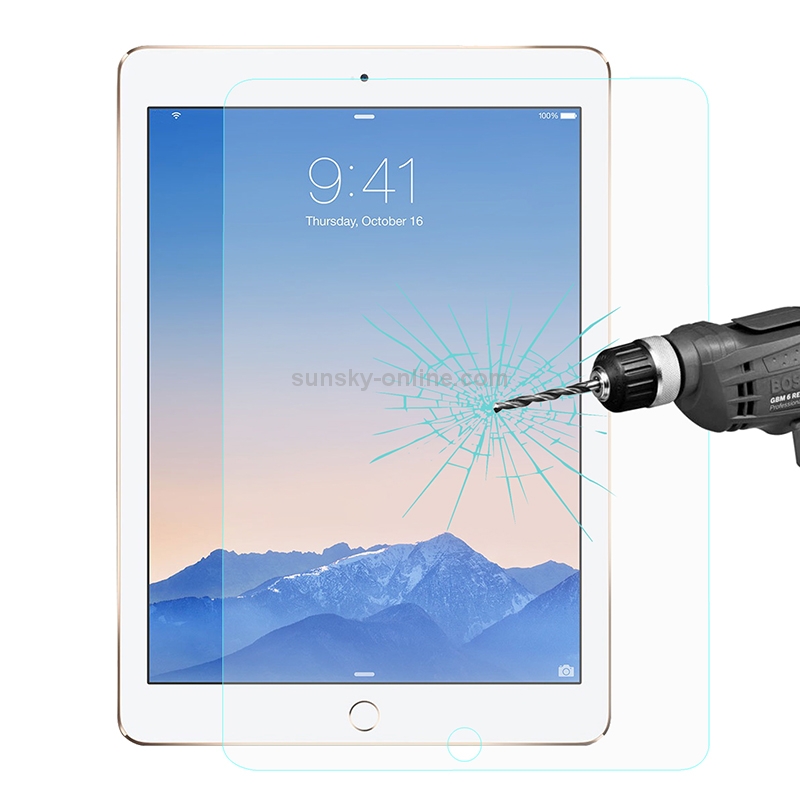 ENKAY Hat-Prince 0.33mm 9H Surface Hardness 2.5D Explosion-proof Tempered Glass Film for iPad Air / Air 2 / 2017 ENKAY Hat-Prince 0.33mm 9H Surface Hardness 2.5D Explosion-proof Tempered Glass Film for iPad Air / Air 2 / 2017