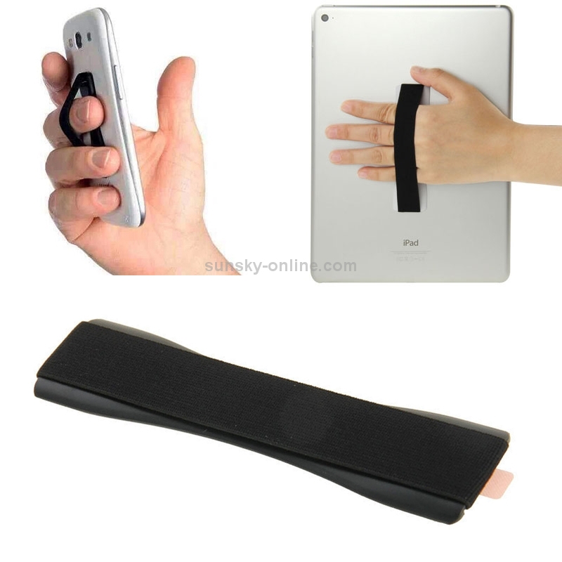 Finger Grip Phone Holder for iPad Air & Air 2, iPad mini, Galaxy Tab, and other Tablet PC(Black) Finger Grip Phone Holder for iPad Air & Air 2, iPad mini, Galaxy Tab, and other Tablet PC(Black)