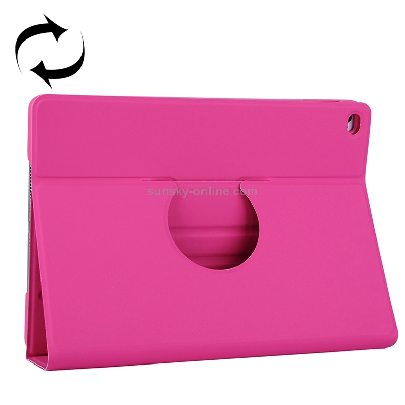Ultrathin 360 Degree Rotation Leather Case with 3 Gears Holder for iPad Air 2 / iPad 6(Magenta) Ultrathin 360 Degree Rotation Leather Case with 3 Gears Holder for iPad Air 2 / iPad 6(Magenta)